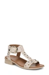 Naturalizer Brandy Stud Ankle Strap Sandal In Neutral
