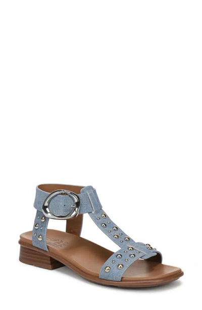 Naturalizer Brandy T-strap Sandal In Blue