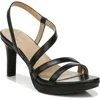 Naturalizer Brenta Womens Slip On Strappy Sandals In Black