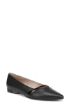 Naturalizer Bria Pointed Toe Flat In Black