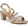Naturalizer Bridget 2 Sandal In Gold