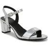 Naturalizer Bristol Ankle Strap Sandal In Silver