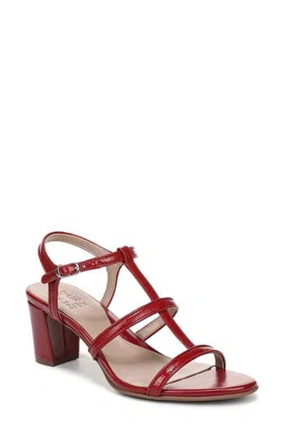Naturalizer Wide Width Bristol Sandal In Red