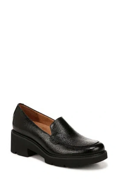 Naturalizer Cabaret Lug Sole Penny Loafer In Black