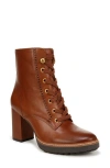 Naturalizer Callie Lug Sole Booties In Cider Spice Brown