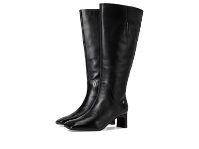Naturalizer Candela Wide Calf Knee High Boots In Black