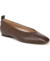 Naturalizer Carla Ballet Flats In Chocolate Leather