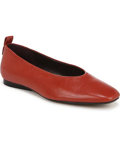 Naturalizer Carla Ballet Flats In Tomato Soup Leather