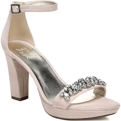 Naturalizer Cassano Womens Leather Embellished Evening Sandals In Multi