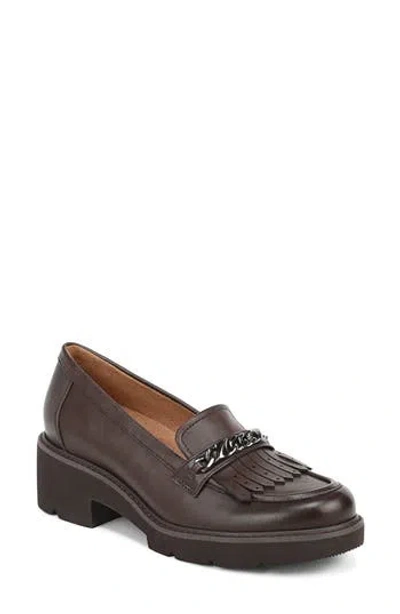 Naturalizer Celia Faux Leather Loafer In Animal Print