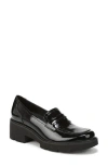Naturalizer Darry Luxe Patent Platform Loafer In Black