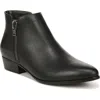 Naturalizer Claire Womens Double Zipper Ankle Booties In Black