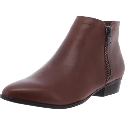 Naturalizer Claire Womens Double Zipper Ankle Booties In Multi