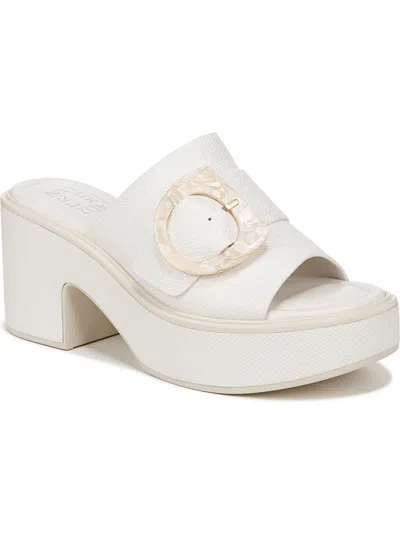 Naturalizer Clara Womens Leather Heels In White