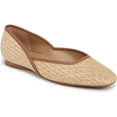 Naturalizer Cody 2 Womens Woven Slip-on Ballet Flats In Neutral