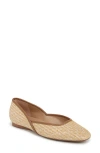 Naturalizer Cody Ballet Flats In Tan Straw