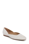 Naturalizer Cody Skimmer Flat In Warm White Croco Leather