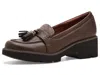 Naturalizer Committed Lug Sole Loafers In Burgundy