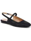 Naturalizer Connie Slingback Mary Jane Flats In Navy Leather
