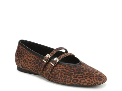 Naturalizer Crista Mary Jane Flat In Animal Print