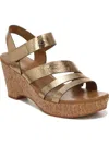Naturalizer Cynthia Metallic Wedge Sandal In Multi