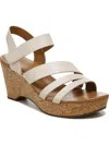 Naturalizer Cynthia Platform Wedge Sandal In White