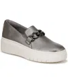 Naturalizer Daphne Slip-on Platform Sneaker In Pewter Leather
