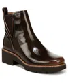 Naturalizer Darry Water Repellent Platform Bootie In English Tea Brown Leather