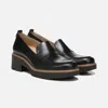 Naturalizer Darry H7079l1-001 Loafers Woblack Leather Lug Sole Gal131 In Black