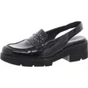 Naturalizer Darry Sl Back 2 Womens Faux Leather Ankle Loafers In Multi