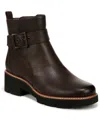 Naturalizer Darry-strap Lug Sole Booties In Coffee Bean Leather
