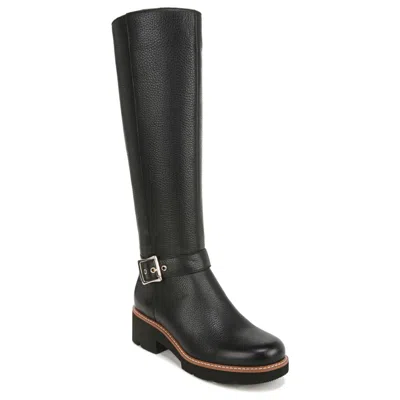 Naturalizer Darry Tall I7145l2003 Womens Black Leather Riding Boots Lion1063
