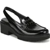 Naturalizer Darry-slingback Lug Sole Loafers In Black