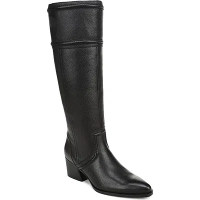 Naturalizer Dayton Leather Knee High Boot In Black Wc Leahter