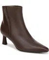 Naturalizer Deesha Kitten Heel Bootie In Chocolate Bar Leather