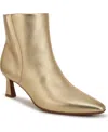Naturalizer Deesha Pointed Toe Bootie In Dark Gold Leather