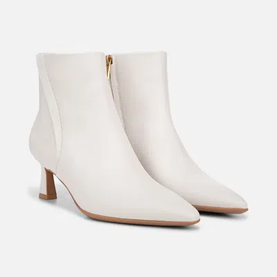 Naturalizer Deesha J2152l1100 Boots Wowhite Flared Heel Bootie Gal526 In White