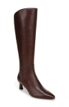 Naturalizer Deesha Knee High Dress Boots In Chocolate Bar