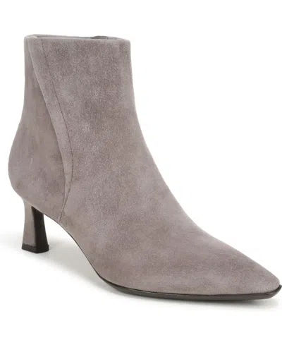 Naturalizer Deesha-bootie Pointed Toe Dress Booties In Gray