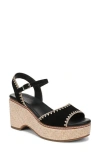 Naturalizer Della Platform Ankle Strap Sandal In Black