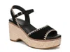 Naturalizer Della Platform Ankle Strap Sandal In Black