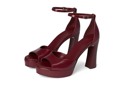 Naturalizer Delphie Strappy Sandals In Burgundy