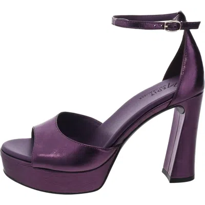 Naturalizer Delphie Womens Leather Ankle Strap Heels In Brown