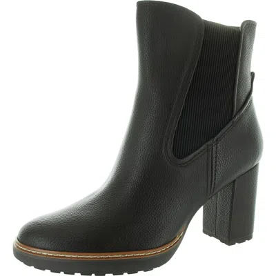NATURALIZER DESERVE WOMENS ZIPPER FAUX LEATHER MID-CALF BOOTS