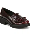 Naturalizer Desmond Kiltie Lug Sole Loafers In Cranberry Leather