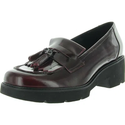 Naturalizer Desmond Womens Leather Penny Loafers In Pink