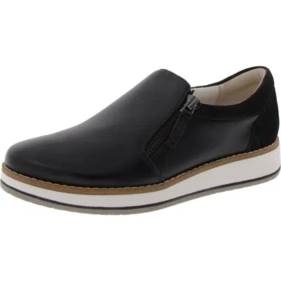 Naturalizer Devlyn Womens Zipper Lifestyle Casual And Fashion Sneakers In Black