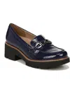 Naturalizer Diedre Womens Patent Leather Textured Loafers In Multi