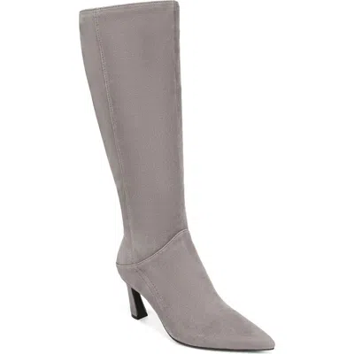 Naturalizer Edina Pointed Toe Knee High Boot In Gray