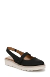 Naturalizer Women's Edison Mary Jane Platform Slingbacks In Black Faux Leather